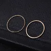 Золотое геометрическое кольцо для женщин ювелирные украшения милый тонкий тонкий кольцо кольца кольца женского подарка Whole5882060