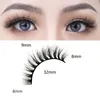 Neue reine handgemachte 10 mm 3D falsche Wimpern natürlichen Stil schlanke Stereo mehrschichtige 5D Nerz Wimpern Make-up gefälschte Wimpernverlängerung kostenlose Wimpern