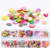 Polymer Clay Fruit Slices Different Shapes Mixed Deco for Nail Art for Slime Craft Supply for Decoration( 2 Styles)