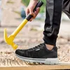 2019 mannen vrouw paar werk schoenen paar ademend lace-up stalen neus anti-broeien anti-piercing casual veiligheid laarzen isolatie