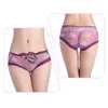 Sexy Flower Rose Embroidery Panties Briefs Lace Low Waist see through Panties lingeries woman Underwear pants Fashion Women Clothes