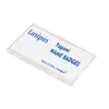 Pin-on akrylhållare för ID-kort, identifieringsnamnskylt ID-kortetikett Säkerhetsnålar Plast Konferensnamnskylt Nål på hållare