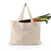 Canvas Grocery Sacos de pano Tote Sacos de compra com punho Garrafa mangas reutilizável Grocery lavável Eco-friendly Bag