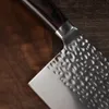 7Inch Chef Knife 7Cr17Mov Stainless Steel Kitchen Knife Cleaver Handmade Forging Sharp Professional Chinese Utility Slicing with Knife Cover