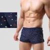 Mens Polka Dot Print Cotton Underpants Boxers Breathable Underwears Home Clothing for Men Fashion Mid-Waist Briefs Boxer M-2XL