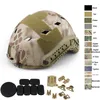 Outdoor BJ Fast Tactical Airsoft Helmet Equipment Airsoft Paintabll Shooting Head Protection Gear Abs Simple Version No01-011