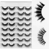 100 handgefertigte 16 Paar 3D-Faux-Nerzwimpern Falsche Wimpern Wispy Fluffy Long Eyelashes Eye Makeup fake cils9999943