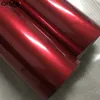 Premium Red Metallic Błyszczący Glitter Wrap Naklejki do samochodów Okładki błyszczące cukierki winylowe folie z Bubble Air Free