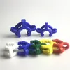 Premium 10mm 14mm 19mm Plastic Keck Clip for Bong Adapter Smoking Downstem Water Pipes NC Accessory Manufacturer Laboratory Lab Clamp Colorful Clips