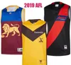 2019 Brisbane Lions Essendon Bombers Väst Jersey Hawthorn Legends Guernsey Ärmlös australiensiska regler Fotboll AFL-tröjor Storlek heta rea