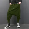 INCERUN Big Drop Crotch Men Hiphop Pants Baggy Harem Men Trousers Elastic Waist Joggers Sweatpants Dancing Pants 5XL Plus Size