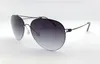 2020 léger 0215 lunettes de soleil surdimensionnées conception de fil de titane B de haute qualité lunettes de soleil dégradées UV400 60-19-145 étuis complets OEM