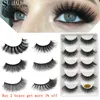 5 pairs Eyelashes Hot 3D Mink Lashes Naturalne Długie 1 Box Mink Eye Lash 1cm-1.5cm Fałszywy Eyelashe Full Strip Lashes G8 Series