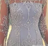 New Long Sleeves Formal Mother Of The Bride Dresses Off Shoulder Appliques Lace Pearls Mother Dress Evening Gowns Plus Size Custom255o