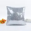 Glitter Mermaid Sequins Pillow Case Luxury Sofa Cushion Cover Decorative Cushions 4040 Sliver Pink Gold Pillow Cover8588439