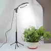 Ściągalny LED Studio Camera Ring Light Lampa wideo Lampka Lampka Lampka z statywami selfie Pierścień Pierścień