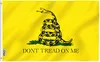 90*150 CM Gadsden-Flagge „DONT TREAD ON ME“, gelbe Schlangenflagge, Banner, hochwertige Polyester-Heimdekoration