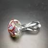 Colorful Glass Smoking Pipes Spoon for Oil Burner Bongs Hookahs Jamaican Style Tobacco Accessories