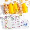 5D nail stickers Decals Flower series embossed nails sticker Manicure applique 20 styles free ship 10set