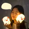 자고 램프 낭만적 인 선물 돼지 실리콘 밤 빛 새로운 스타일의 어린이 팻 분위기 램프 DHL 무료