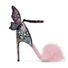 Sophia Webster Butterfly Wings Women High High Heels Sandals Summer Shoes Prom Party Party Parts