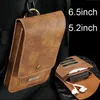 Echtes Leder Gürtelclip Halter Holster Handytasche Brieftasche Kartensteckplatz Brieftasche Tasche Kartentasche HüllenAbdeckung für iPhone XR XS MAX XiaoMI LG Hülle