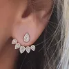 Stud Earrings for Women Female Boucle d'oreille Crystal Earring Gold Bijoux Jewelry Brincos Woman