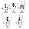20 30 40 مل فارغة فارغة قابلة لإعادة التعبئة الزجاجية الصافية زجاجة الزجاجة الأساسية زيت التجميل الزجاجات وعاء الحاوية قارورة قارورة مع قطرة الأنابيب الزجاجية