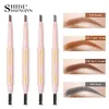 Shidi Premier Double Tête Rehausseurs De Sourcils Crayon À Sourcils Imperméable À L'eau Et À La Sueur Facile À Colorer Maquillage Rotatif Outils De Beauté