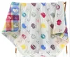 Baby badhandduk 6 lager Bomull Gauzze Muslin Barn filtar sängkläder spädbarn nyfödda swaddle Kids Bomull Wrap Quilt 80 * 80cm hög kvalitet ny