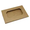 Opakowanie prezentów DHL 300pcs / Lot Black / White Brown Kraft Paper Cardope Pudełka pocztówka Powitanie PO Post -Card Pakiet Torba z pustą designem1