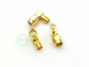 100pcs lot gold SMA male to SMA female right angle in series RF connector