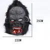 Orangotango máscara halloween assustador macaco máscara horror silicone cosplay orangotango máscara orangotango pé traje festa fonte rra2642