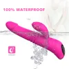 Phanxy G Spot Dildo Rabbit Vibrator for Women dual Vibration Silicone heateing Clit Massager Sex Toys for Women MX17147909