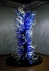 Nova chegada Art Art Murano estilo luminária de piso azul escultura de vidro soprado Decoração em Salão Hotel Salão Luxo Luxo