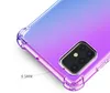 Gradient Dual Color Transparent TPU Shocksäker Väska till Samsung A10S A10E A20S A20E A50 A51 A70 S7 Edge Google Pixel4 XL One Plus