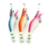 99 pz/lotto Gamberetti In Legno Luminoso 7.8g 8.2 centimetri Calamari gancio richiamo di Pesca Notte Calamari jig Catturare Pesce Affrontare