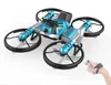 2 W jednym pilocie Transformress Quadcopter Motocykl Zabawki, Wifi FPV Samolot, Wysokość Hold Drone 360 ​​° Flip, Dla Xmas Kid Boy Prezent, 3-3