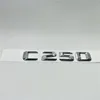 Para Mercedes-Benz Classe C C43 C55 C63 C160 C180 C200 C220 C230 C250 W210 W212 Tronco Traseiro Emblema Emblema Logotipo Placa de Identificação Adesivos184A