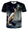 T Shirt Men 3D Sexy Naked Beauty Girl Men Mujer Casual Top Tees Tattoo Sexy Girls 3d Printed Hip Hop T Shirts1659283