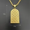 Hip Hop Iced Out Croce Gesù Collane Pendenti Color oro Catena in acciaio inossidabile per donna Uomo Gioielli cristiani Crocifisso XL1224213n