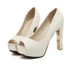 Hot Sale-Transparent Chunky Heel Shoes ,Nightclub Party Womens Pumps Drop Shipping Size 35-39