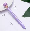 Kawaii Ballpoint Pen Fashion Girl pearl Metal Pen Material Escolar Bolis Escolares Novelty for Writing Stationery Office School GB15