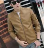 Fashion-Jackets Coats Motorcycle Leather Jackets Men Autumn Spring Leather Clothing Male Casual Coats Clothing M-4XL