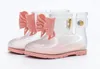 Toddler Kids Sugar RainBoots for Girls Boys Waterproof Rubber Bow Rain Boots Shoe Easy to Wear SIZE 6-11