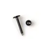 Trendy Lip Ring 16G Black Stainless Steel Lip Ring Ball Stud Chin Piercing Bars Body Piercing Jewelry