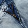 Jean motard homme tissu denim détruit élastique coupe ajustée Denim lavé pantalon skinny Joggers Skinny hommes pantalon déchiré