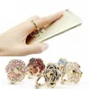 Anneau de doigt du support de support de téléphone mobile à 360 degrés avec diamant de fleur de cristal pour iPhone Huawei Smartphone Phone Holder stand3943478