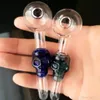 Color bones walking board smoke pot bongs accessories , Unique Oil Burner Glass Bongs Pipes Water Pipes Glass Pipe Oil Rigs Smoking with Dro
