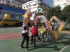 Tamaño clásico 5 # 7m seda Dragón chino Danza 6 niños Niños Traje de mascota popular cultura especial fiesta de vacaciones Año nuevo Primavera da325g